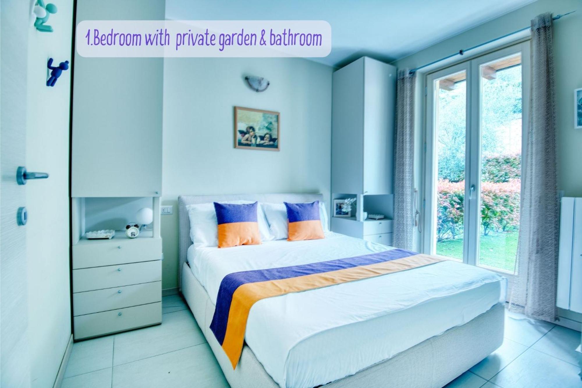 Panorama Lake View, Pool & Garden, 2 Bathrooms, Kingsize & Single-Beds, Fast Internet ตอสโกลาโน มาแดร์โน ภายนอก รูปภาพ
